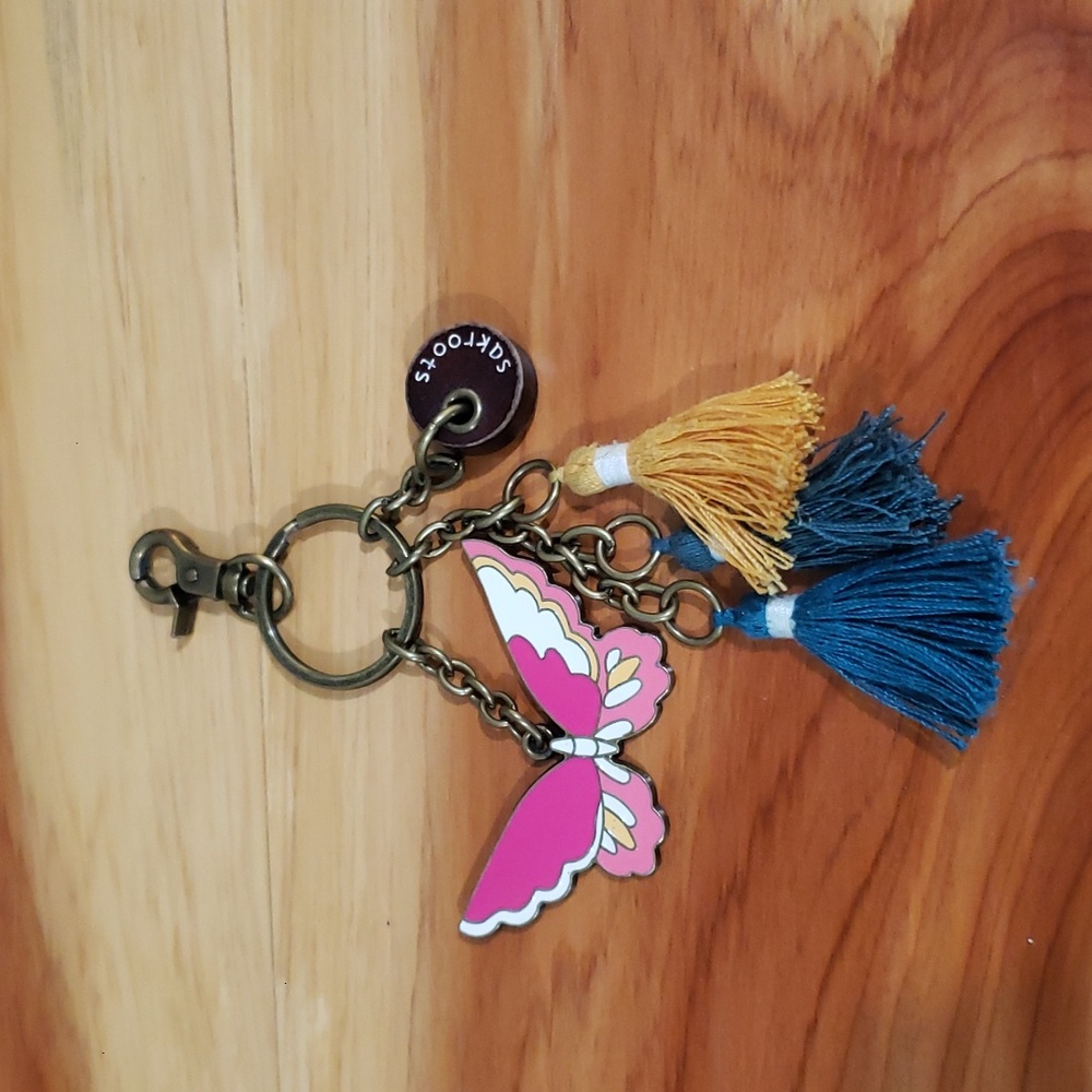 Sakroots bag charm and key holder